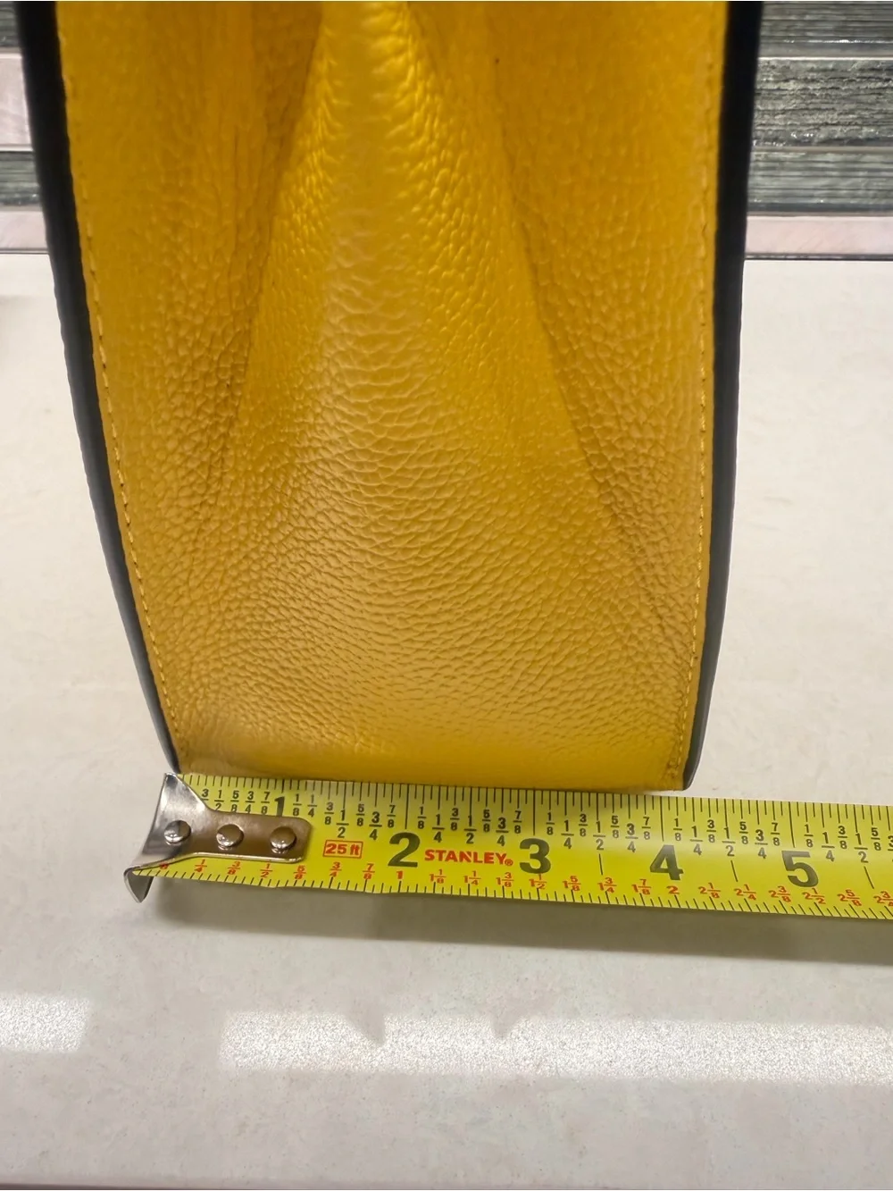 Michael Kors Mercer Medium Pebbled Leather Crossbody Bag in Daffodil Yellow